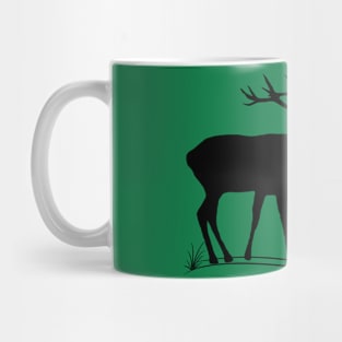 roe deer, stag, animals, hunting, hunter, wild Mug